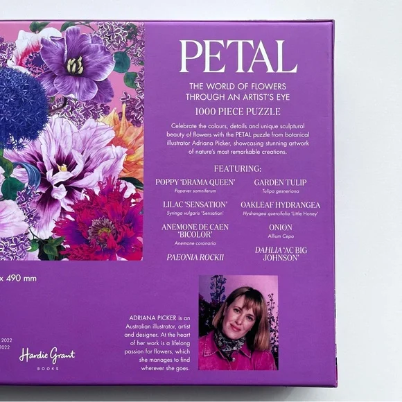 Petal 1000 Piece Jigsaw Puzzle by Artist Adriana Picker - Picture 3 of 8